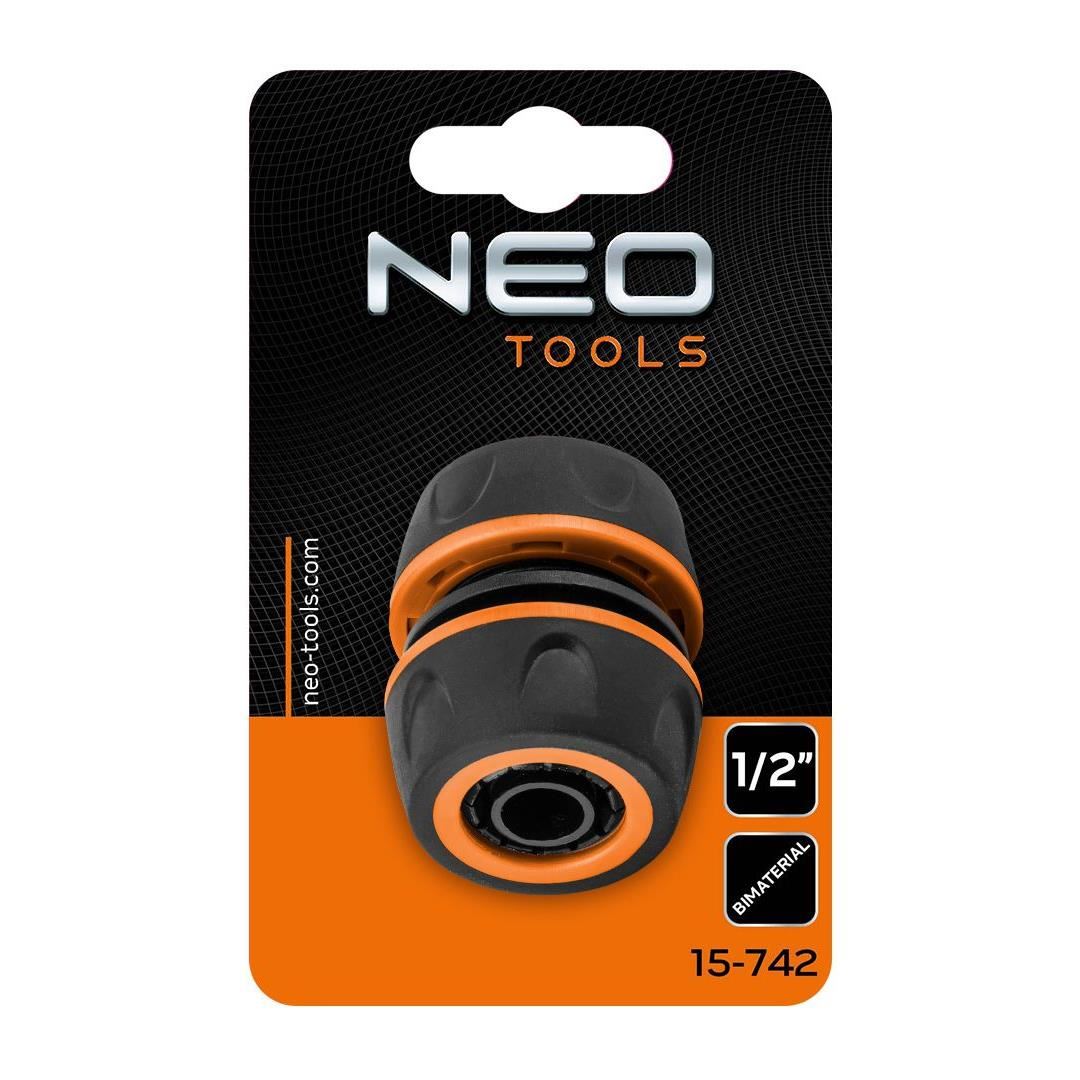 Mufa furtun, cuplaj rapid, bimaterial, 1/2", NEO