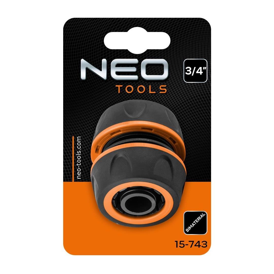 Mufa furtun, cuplaj rapid, bimaterial, 3/4", NEO