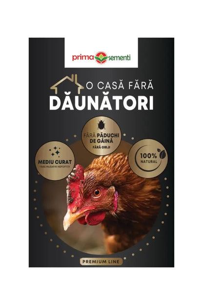 Prima Păduchi de Gaină – Diatomaceous Earth – Insecticid Natural Mecanic – Ouă, Larve, Adulți – Prima Sementi