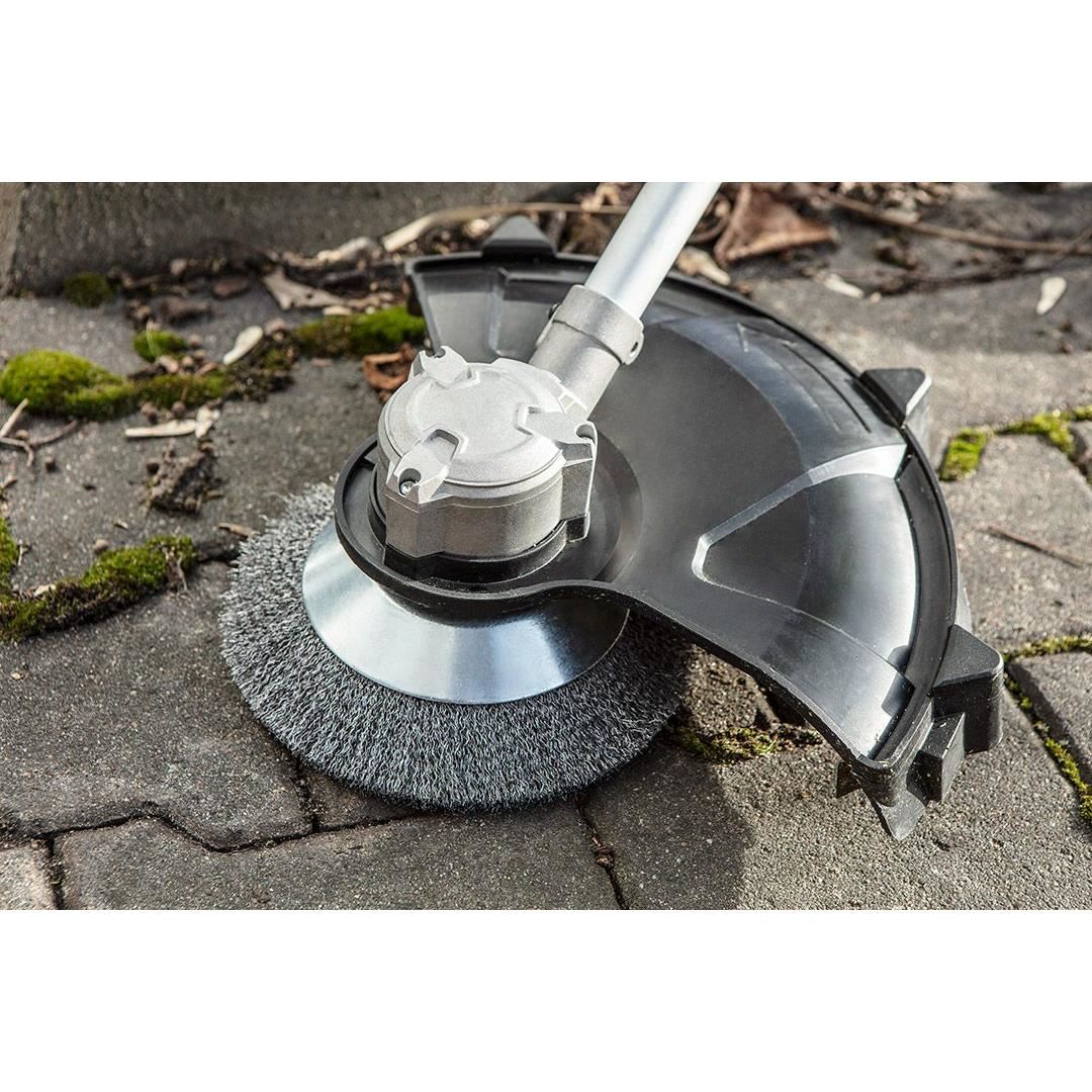 Perie sarma, circulara, pentru motocoasa/trimmer, otel, 200x25.4 mm, Graphite