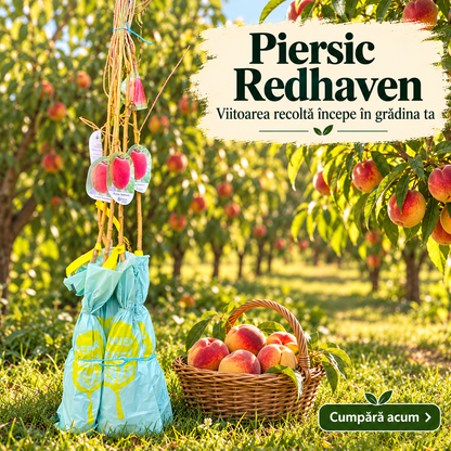 Piersic Redhaven – Puiet Altoit pe Corcoduș, Soi American Autofertil