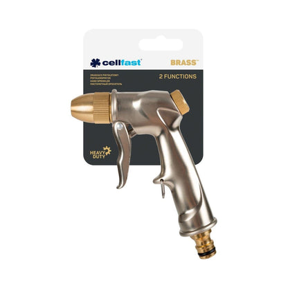 Pistol stropit gradina, 2 moduri, duza alama, Brass, Cellfast