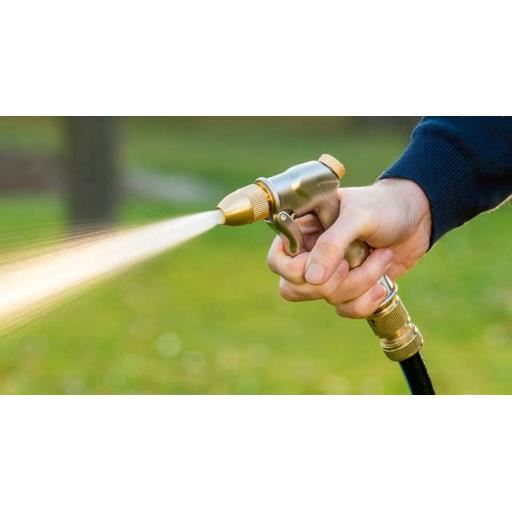 Pistol stropit gradina, 2 moduri, duza alama, Brass, Cellfast