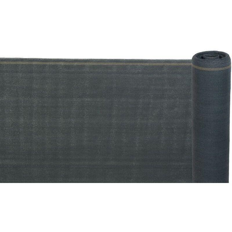 Plasa de umbrire, HDPE, UV, 150 g/mp, grad umbrire 90%, antracit, 1.2x10 m, Strend Pro
