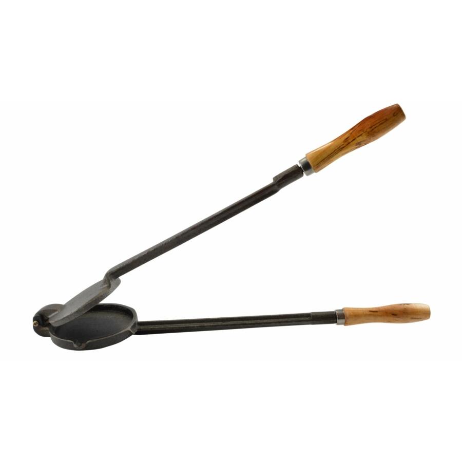 Prajitor pentru slanina, fonta, cu maner 53 cm, 12.5cm, Perfect Home