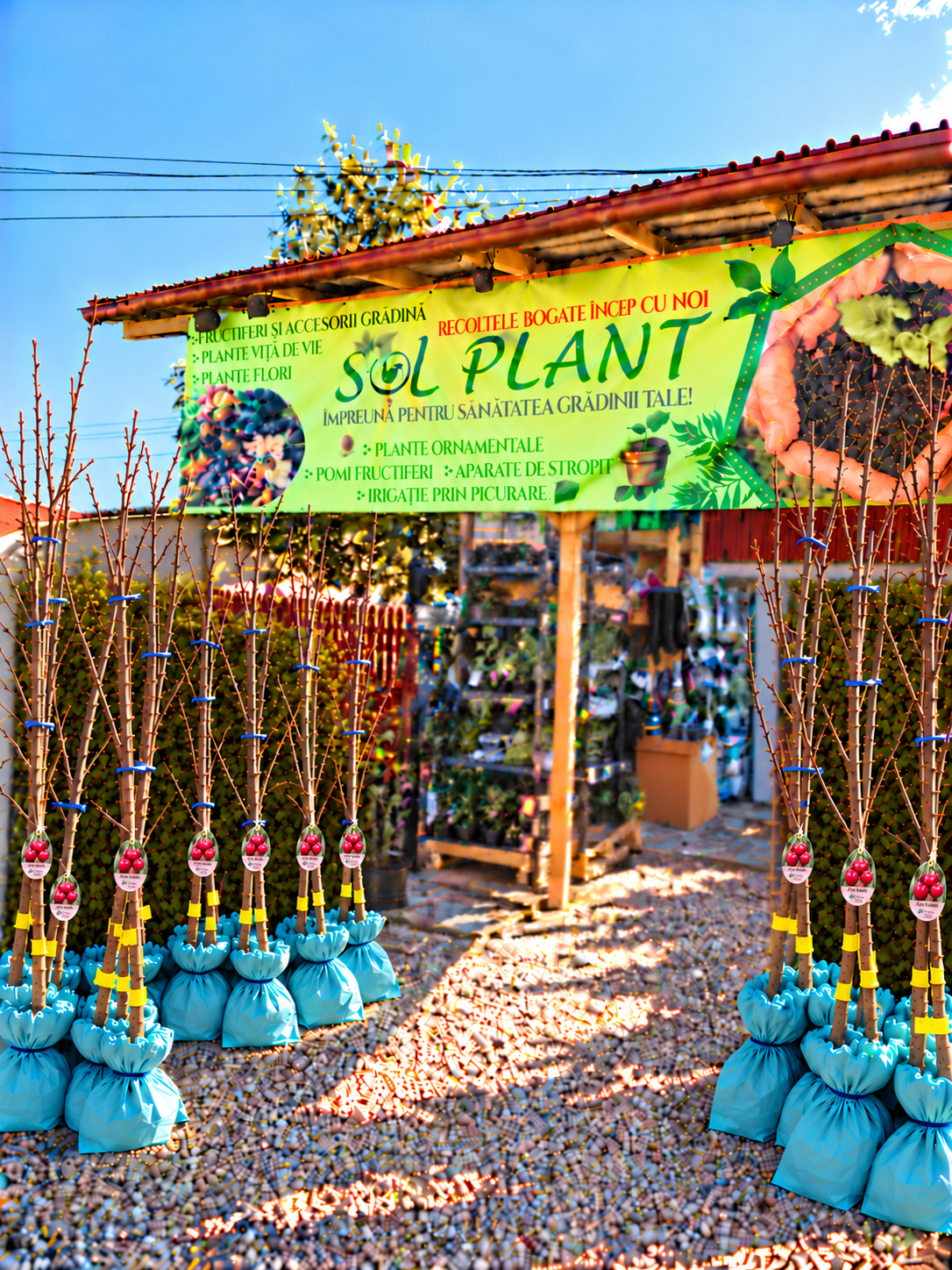 Cireș Katalin – Puiet Altoit pe Prunus Mahaleb, Soi Unguresc cu Fructe Foarte Mari