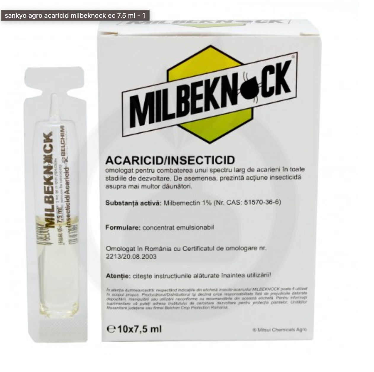 Insecto-acaricid MILBEKNOCK