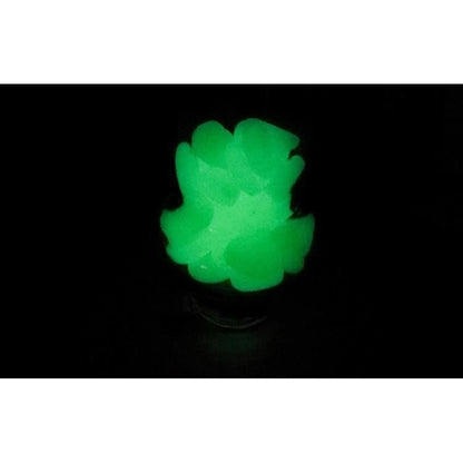Pietre de gradina, fosforescente, verzi, set 100 buc, 2/3 cm