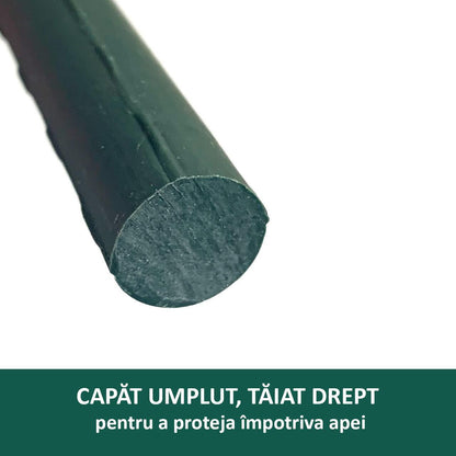 Set 25 araci/suport pentru rosii, castraveti, fasole, metal + PVC, verde, 150x1.8 cm, Artool