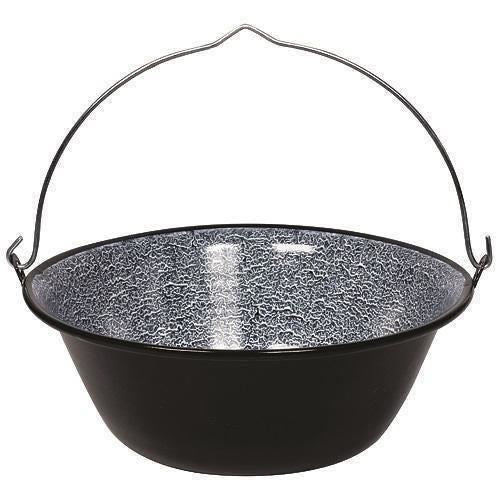 Soba, cu ceaun emailat 30 L, disc fonta 50 cm, burlan, cot, 50x67 cm
