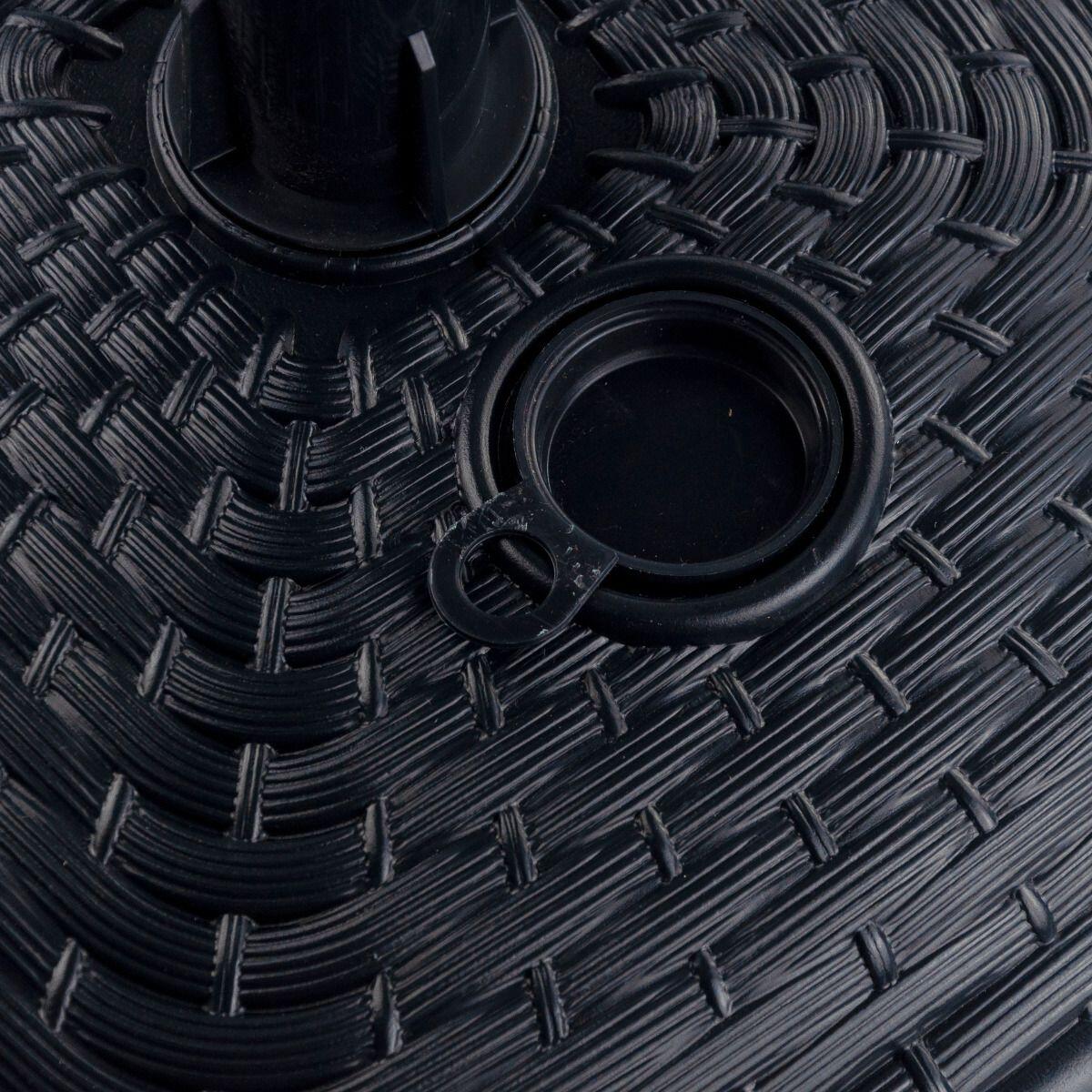 Suport umbrela, Prosperplast, patrat, 39x39x13 cm, antracit