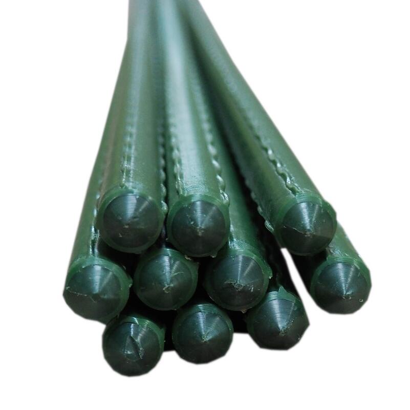 Suport/arac pentru plante, rosii, metal + PVC, verde, 1.6x120 cm, Artool