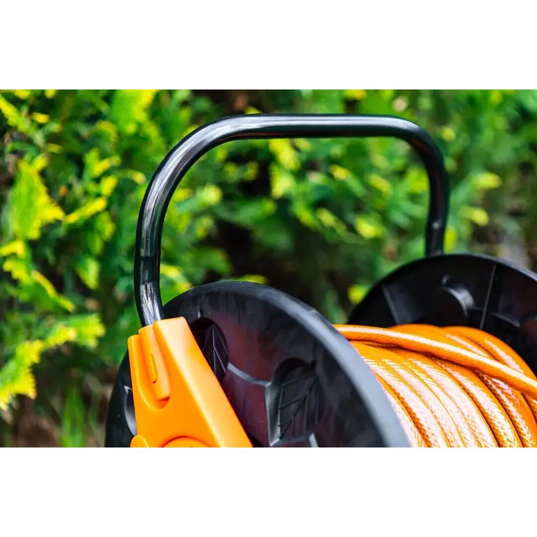 Tambur, rola, pentru furtun gradina, plastic, 1/2"-60 m, 3/4"-20 m, NEO