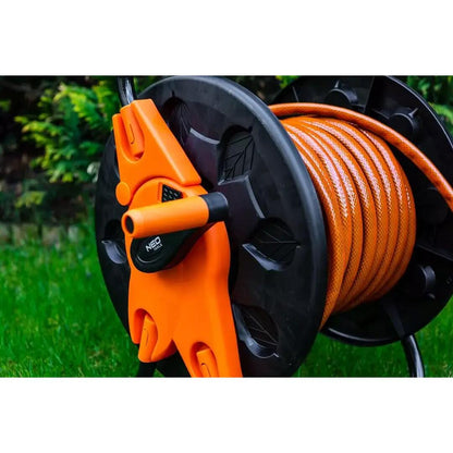 Tambur, rola, pentru furtun gradina, plastic, 1/2"-60 m, 3/4"-20 m, NEO