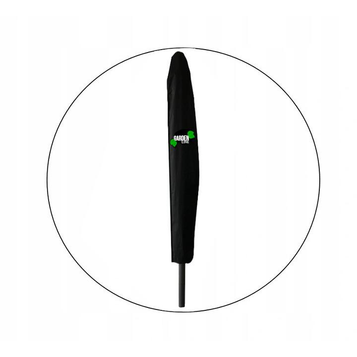Umbrela gradina/terasa cu inclinatie, LED, manivela, Chomik, bej, 300 cm