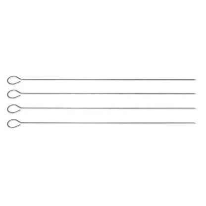 Ustensile pentru barbecue, grill, gratar, inox, geanta transport, set 9 piese, 35 cm, Kaminer