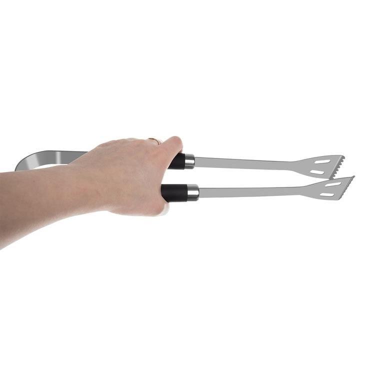 Ustensile pentru barbecue, grill, gratar, inox, trusa aluminiu, set 5 piese, 35 cm, Kaminer