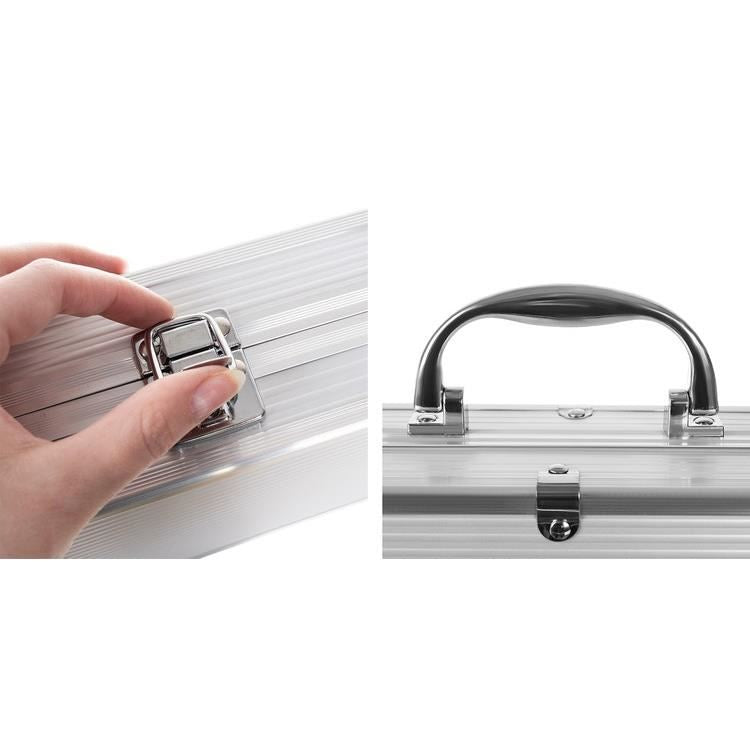 Ustensile pentru barbecue, grill, gratar, inox, trusa aluminiu, set 5 piese, 35 cm, Kaminer