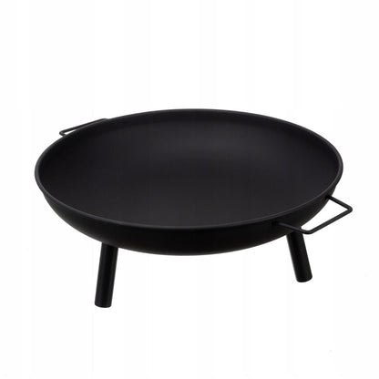 Vatra de foc, pentru gradina, metal, negru, 58x23 cm, Kaminer