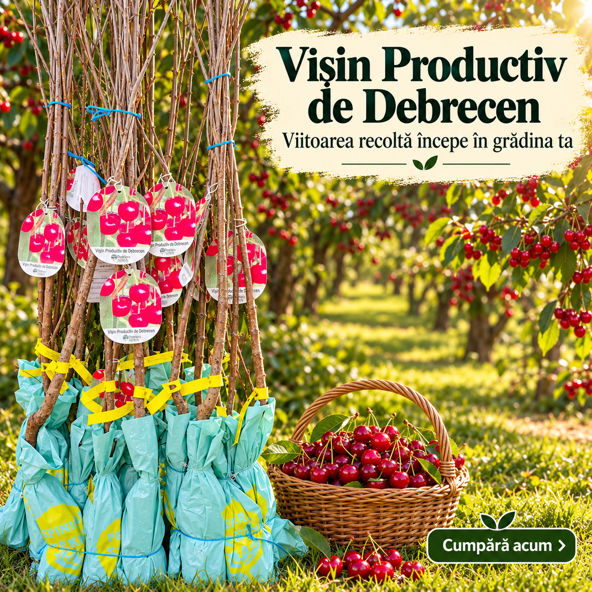 Vișin Productiv de Debrecen – Puiet Altoit pe Prunus Mahaleb, Soi Autofertil