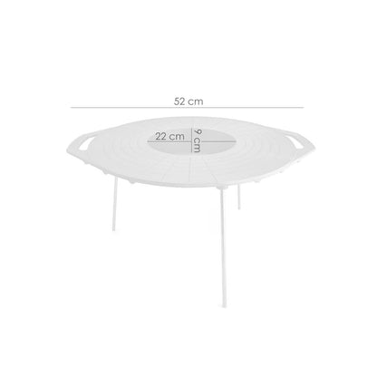 Disc pentru gratar, fonta, tip grill, cu picioare, 52 cm, Mixt Barbeque
