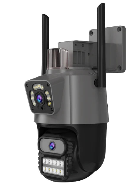 Cameră Supraveghere WiFi Exterior/Interior – HD, Night Vision, Alertă pe Telefon - SolPlant.ro