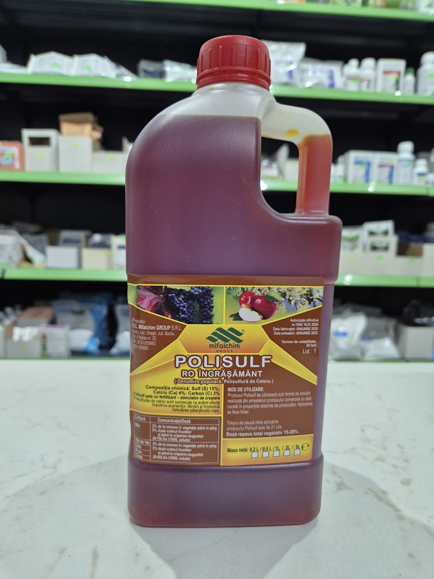 Polisulfura de calciu