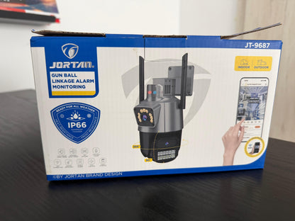 Cameră Supraveghere WiFi Exterior/Interior – HD, Night Vision, Alertă pe Telefon - SolPlant.ro