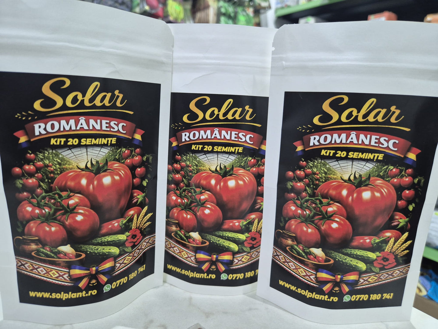 Kit Solar & Grădină Mică – Semințe Românești + Ghid Complet de Cultivare