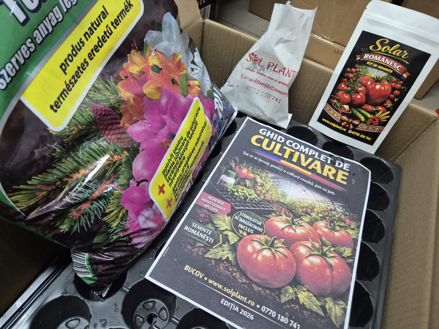 Kit Solar & Grădină Mică – Semințe Românești + Ghid Complet de Cultivare