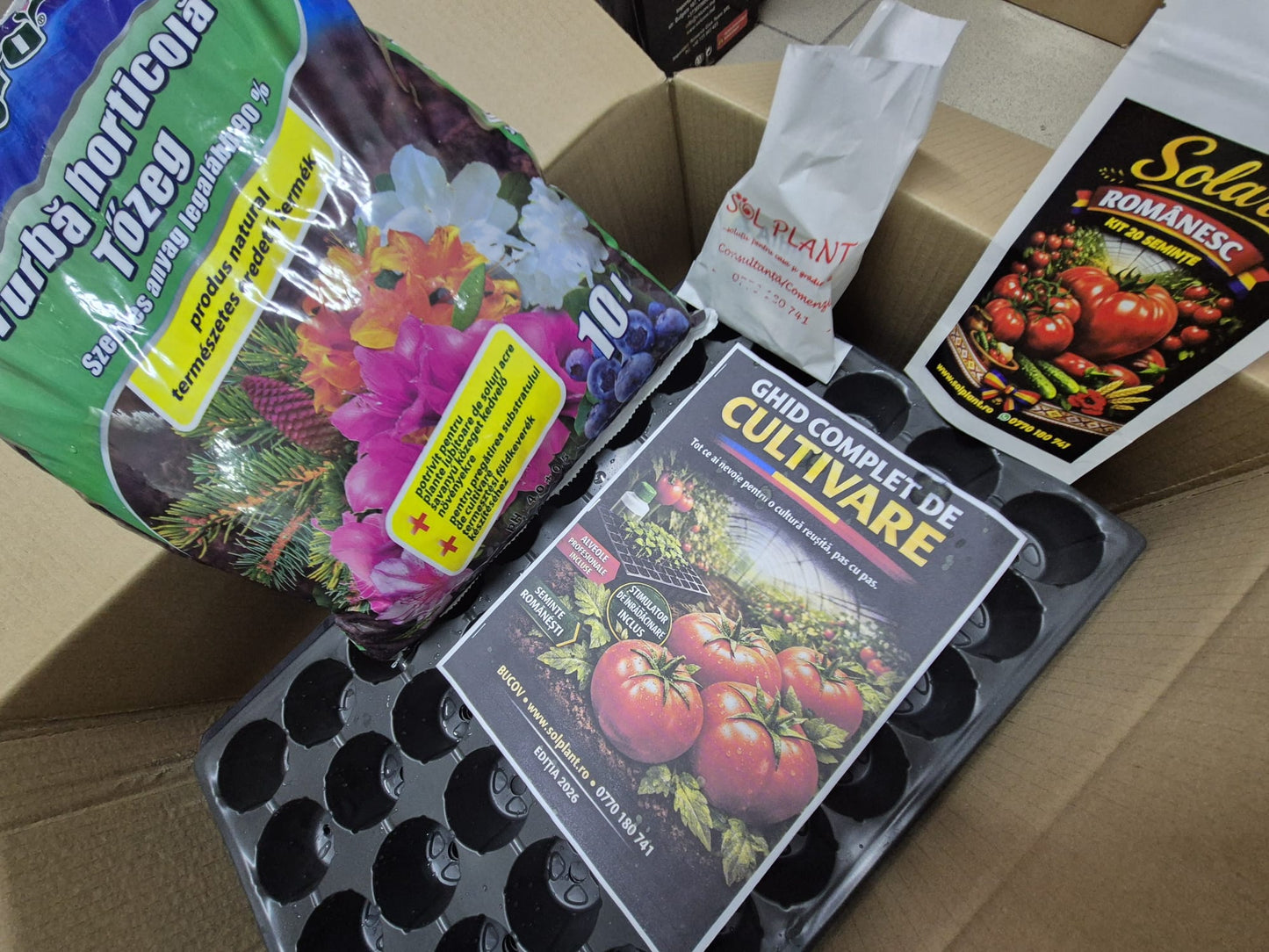 Kit Solar & Grădină Mică – Semințe Românești + Ghid Complet de Cultivare