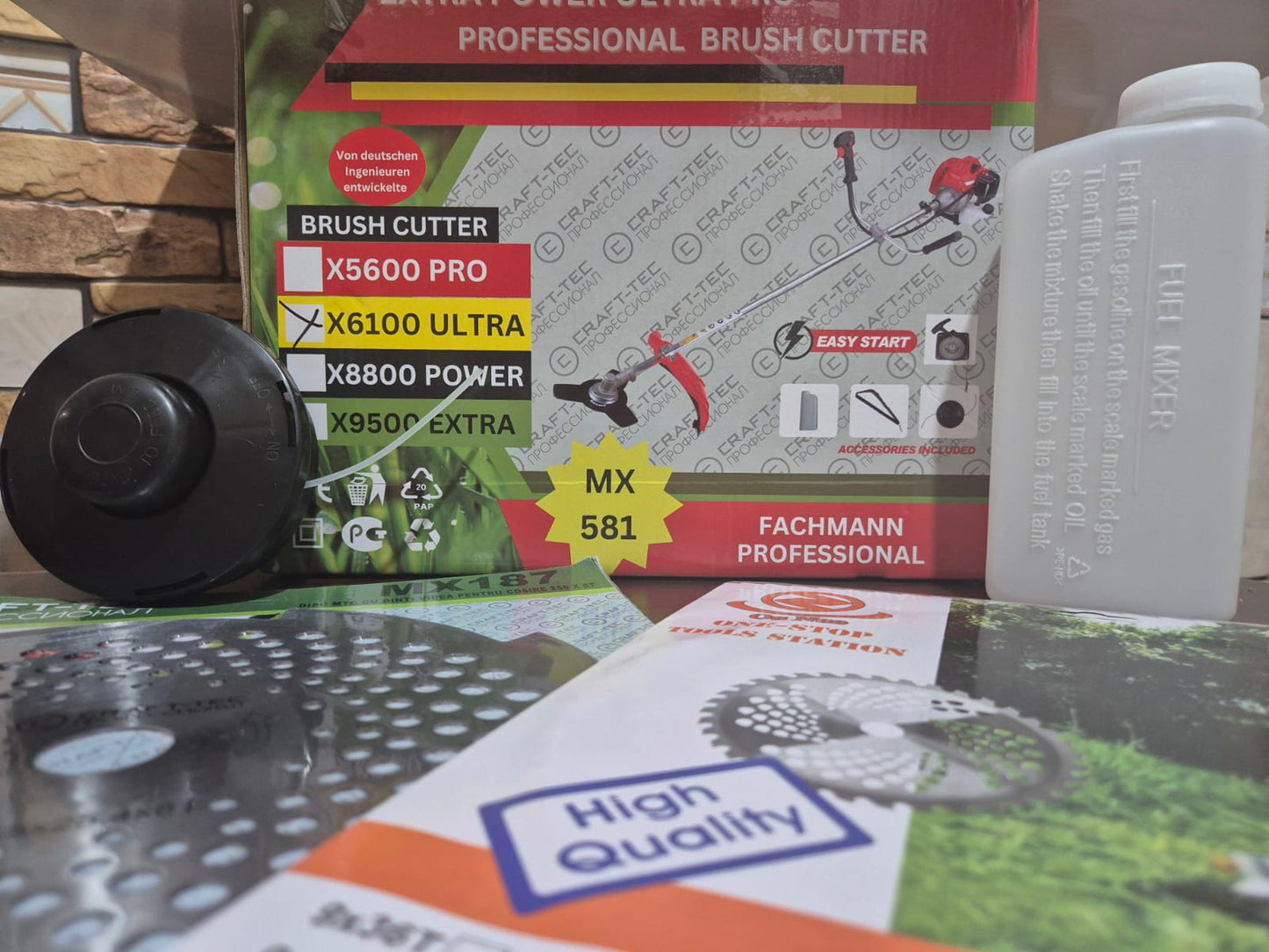 Motocositoare 2T benzina – 8.8 CP, 52CC, 10 000 RPM