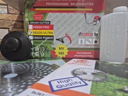 Motocositoare 2T benzina – 8.8 CP, 52CC, 10 000 RPM