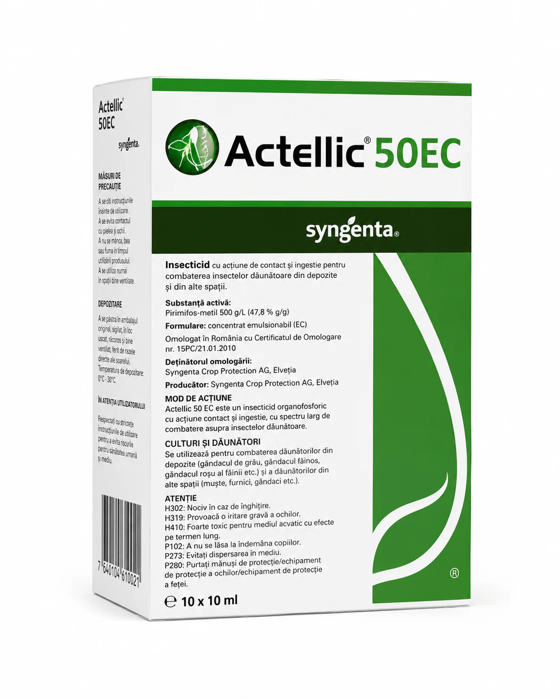 Insecticid Actellic 50 EC – Pirimifos Metil 500 g/L – Daunatori Depozite Cereale – Syngenta