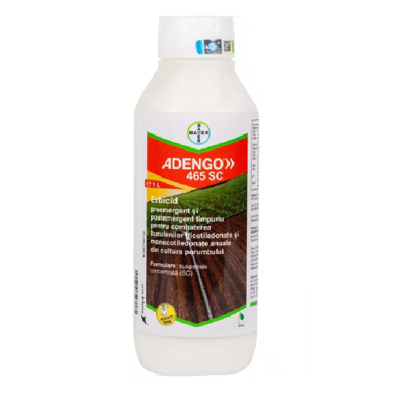 Erbicid Adengo 465 SC, Bayer, aplicare preemergentă și postemergentă, protecție împotriva buruienilor