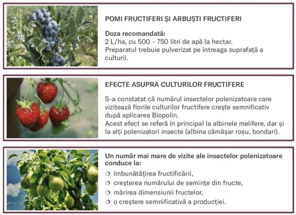 Atractant Albine Biopolin - Imbunatatire Polenizare - Slow Release Technology - Andermatt