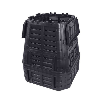 Compostor de gradina, 740 L, negru