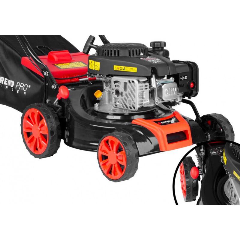 Masina de tuns iarba, gazon, Strend Pro, pe benzina, autopropulsie, 2400 W, 3.2 CP, 40.6 cm