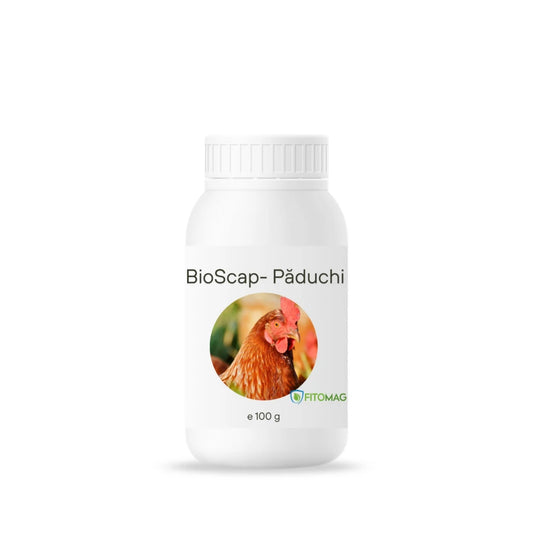 BioScap Insecticid Bio Anti-Paduchi Gaina Imprastiere Contact Pulbere Diatomee (SiO2) – Cotet Gaini, Cuiburi, Penaj, Ferme Avicole, Pasari Curte