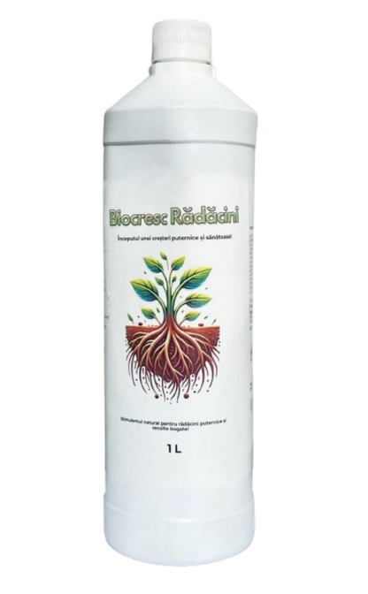 Biostimulator de inradacinare pentru rasaduri, butasi si arbusti fructiferi Biocresc Radacini