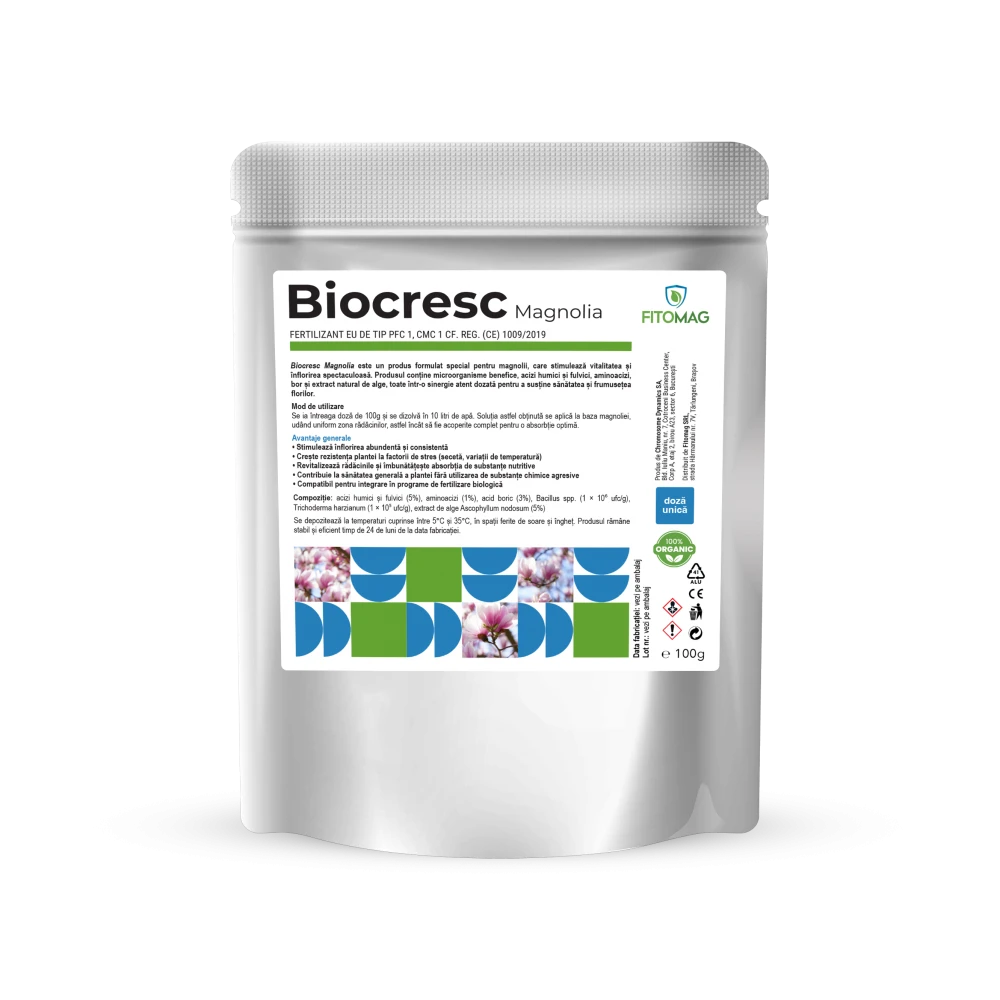 Biostimulator natural pe baza de acizi humici si fulvici, aminoacizi, bor si extracte naturale de al
