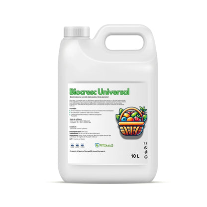 Biostimulator organic lichid pentru toate tipurile de culturi vegetale Biocresc Universal