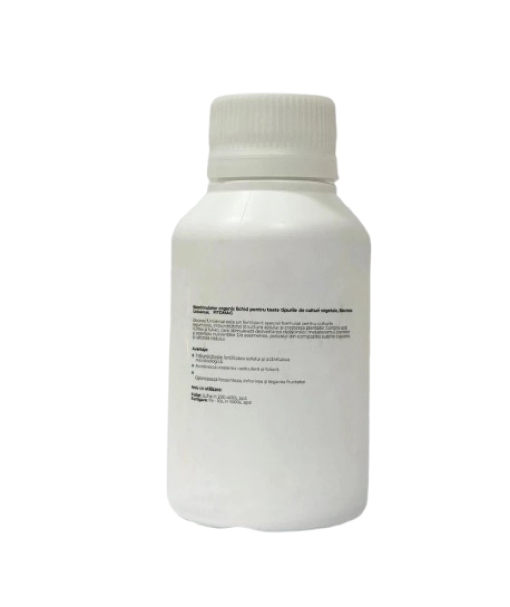 Biostimulator organic lichid pentru toate tipurile de culturi vegetale Biocresc Universal