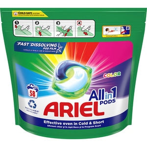 ARIEL DETERGENT CAPSULE 65BUC PODS ALL IN 1 MS