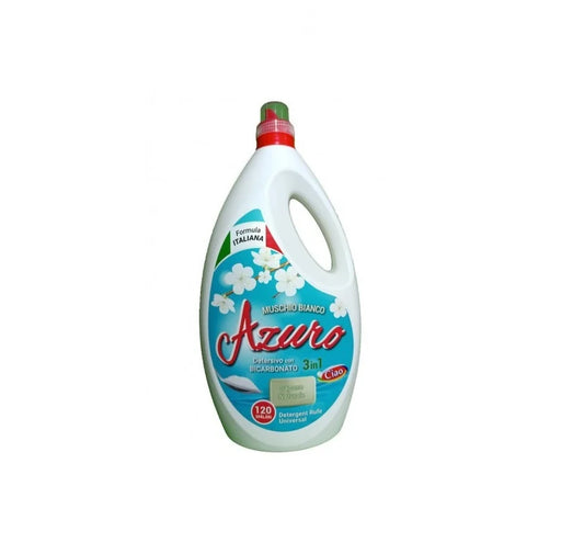 AZURO DETERGENT RUFE UNIVERSAL 4.8L MUSCHIO BIANCO SI BICARBONAT 120 SPALARI