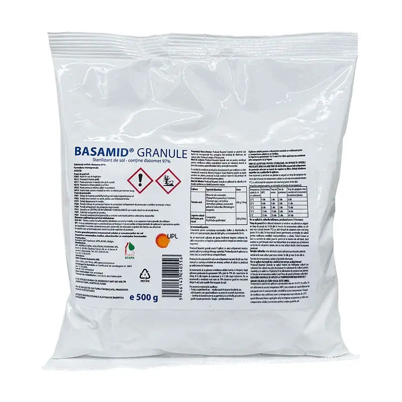 Basamid Granule - Sterilizant Sol Dazomet 97% - Nematocid, Fungicid, Insecticid, Erbicid - Legume, Tomate, Solarii - UPL