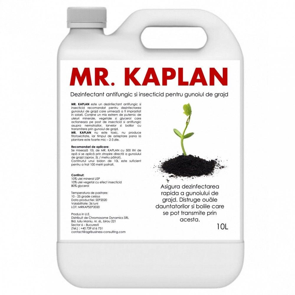 Dezinfectant Antifungic si Insecticid Pentru Gunoiul Grajd - Mr Kaplan