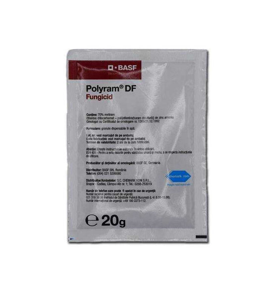 Fungicid POLYRAM DF - BASF, Contact, Vita de vie, Tomate, Cartofi, Alternarioza, Patarea cafenie