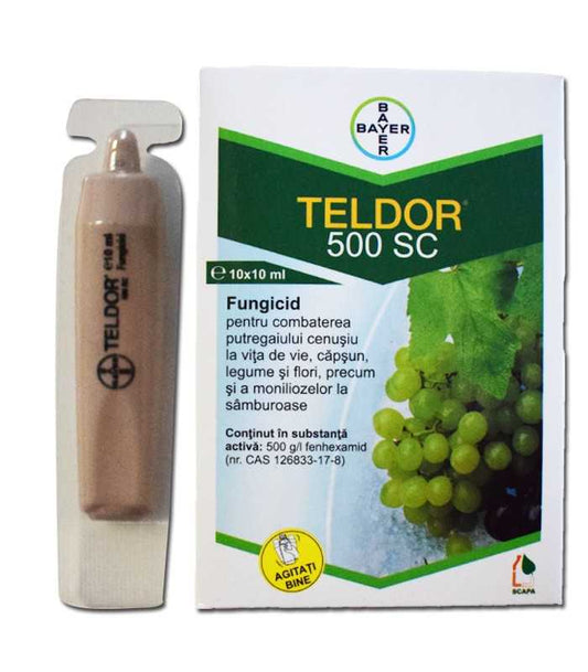 Fungicid TELDOR 500 SC - Bayer, Sistemic, Putregai cenusiu, Monilioza