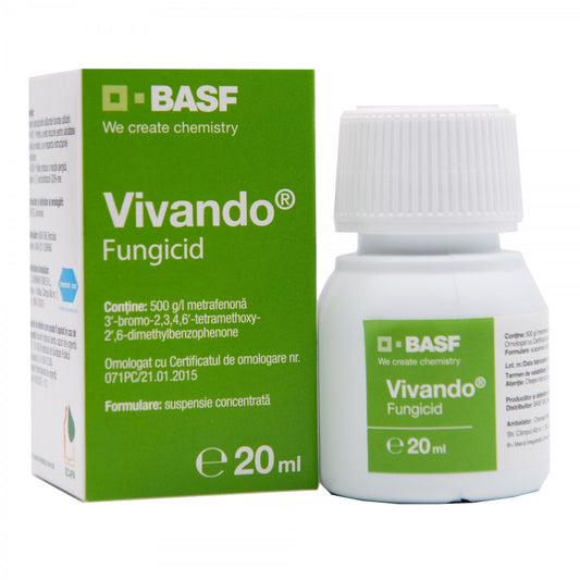 Fungicid VIVANDO - BASF, Vita de vie, Fainare